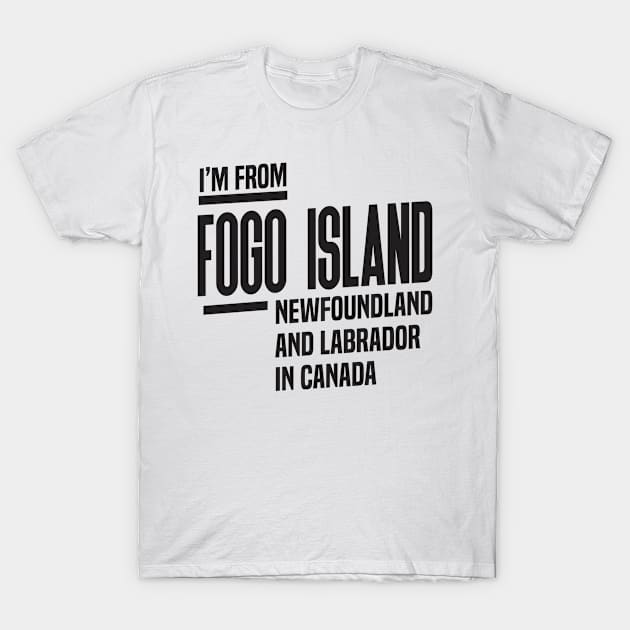 Fogo Island in Newfoundland and Labrador T-Shirt by C_ceconello